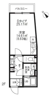 アルティザ氷川台【2階】の間取り