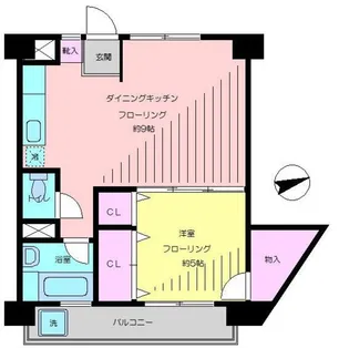 清和マンション【6階】の間取り