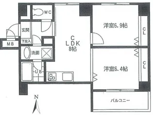 TWIZA【3階】の間取り