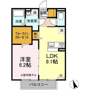 luce sereno【2階】の間取り