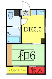 宍戸ビル【3階】の間取り