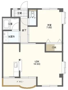 グラン フォルテ・クワトロ【2階】の間取り