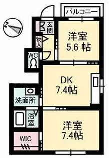 リラ・ショーカ【1階】の間取り