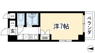 オアーゼ・ミブ【2階】の間取り