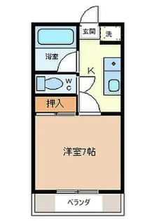 ファミリーハイツ1号館【2階】の間取り