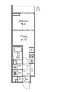 クオリタス大島【2階】の間取り