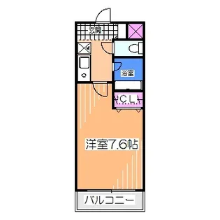 ベルデ堺東【4階】の間取り