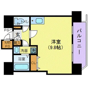 ミリオンステージ西早稲田壱番館【3階】の間取り