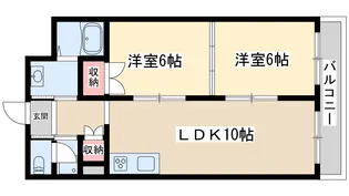 新大阪ハイツ【4階】の間取り