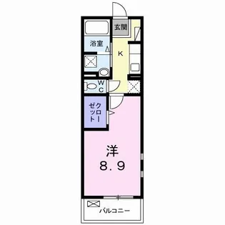 アルカンシエル【3階】の間取り