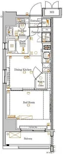 XEBEC東日暮里サウス【3階】の間取り