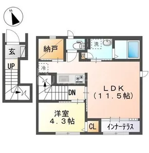 メゾン瑞祥【2階】の間取り
