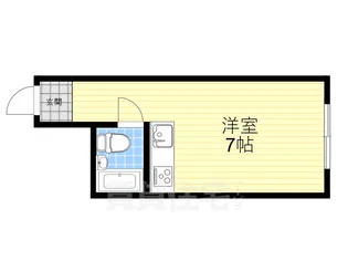 新大阪コーポビアネーズ【4階】の間取り