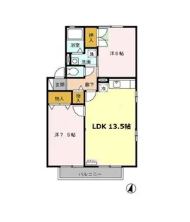 Chateau A【2階】の間取り