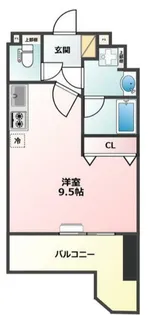 シャルムコート新宿ステーションパレス【8階】の間取り