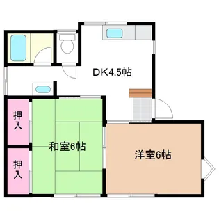 コーポ戸ヶ瀬【1階】の間取り