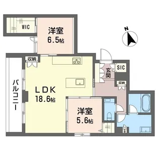 セントリビエ湘南台【3階】の間取り