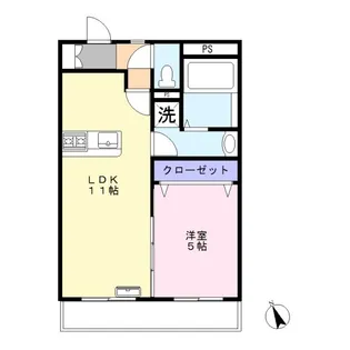サン・ガーデンWINDOM中津東【2階】の間取り