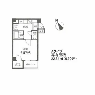 ベルテ正木【2階】の間取り
