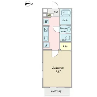 クラ・グランデ仙台【1階】の間取り