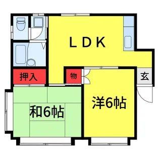 ノイエスハウゼス【1階】の間取り