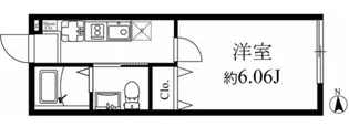 モダンラフォンテ高島平B【2階】の間取り