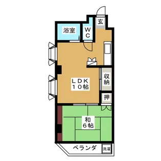 ヴィラ美山【1階】の間取り