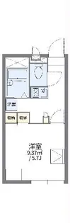 レオパレス碧新【2階】の間取り