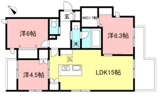 フォルス井の頭2 WEST【2階】の間取り
