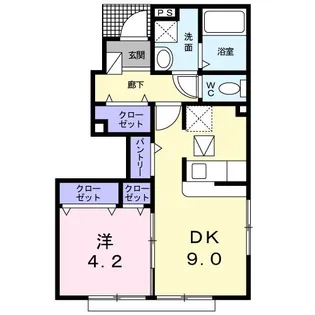 スパークル江戸川【1階】の間取り