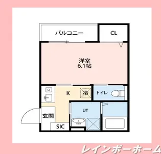 ル・カンフリエ新松戸【3階】の間取り