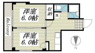 リバーサイドハウス桜台【4階】の間取り