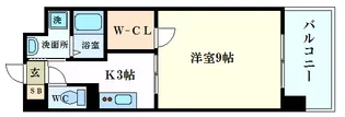 ロアール南竹屋【9階】の間取り
