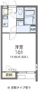 クレイノグランドソレーユI【1階】の間取り