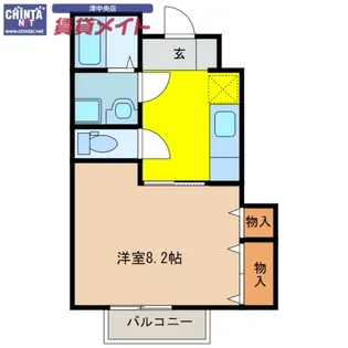 メルシー【1階】の間取り
