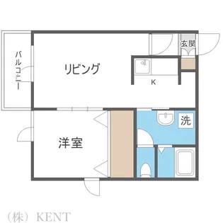 リバーフォレスト【3階】の間取り