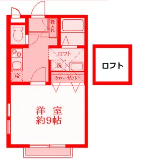 メゾンテラローザ【2階】の間取り