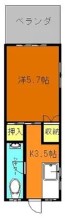 丸英ビル【6階】の間取り