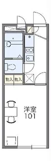 レオパレス葵コート【1階】の間取り