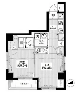 アセンションアイディ浅草【3階】の間取り