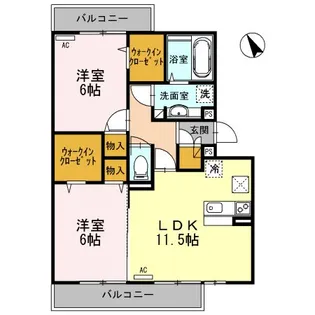 Elysion west【1階】の間取り