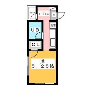 パロ西落合【2階】の間取り
