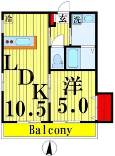 グランソメ【2階】の間取り