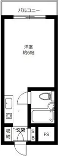 ユースピア田園調布【4階】の間取り