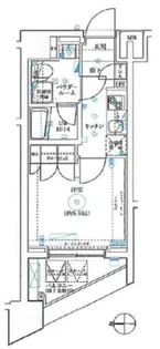マイナビSTAYトワイライトヒルズ川崎柳町【12階】の間取り