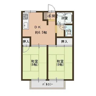 タナカハイツ【1階】の間取り