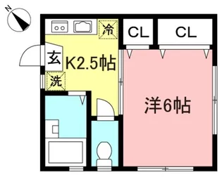 フレールメゾン【1階】の間取り