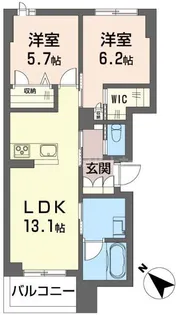 クオリスタ柏東【3階】の間取り