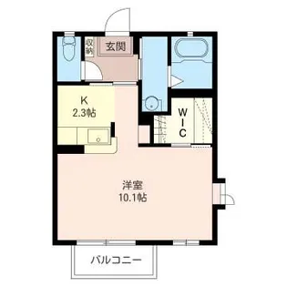 ルミエール旭町【1階】の間取り