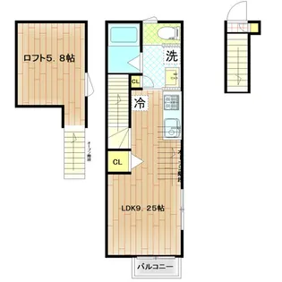 Libra Court榴岡 A【2階】の間取り
